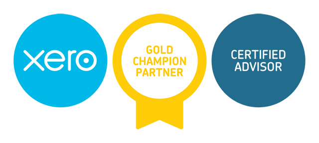 Xero gold champion partner badge